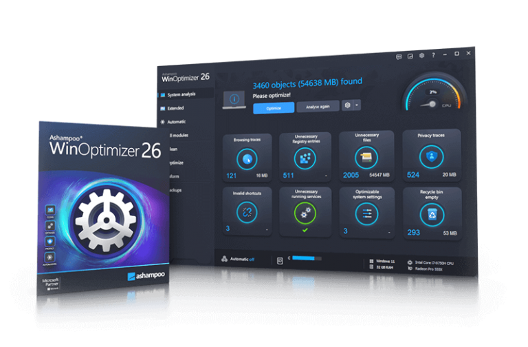 Ashampoo WinOptimizer 26.00.20 download the last version for android
